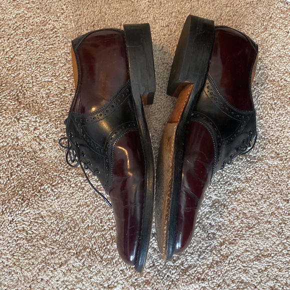Johnston & Murphy Cordovan and Black Oxfords - Picture 3 of 8